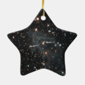 Eerie geest in Carina Nebula Keramisch Ornament (Achterkant)
