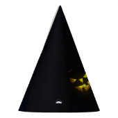 Eerie gele gele gelgele pompoen Halloween Feesthoedjes (Links)