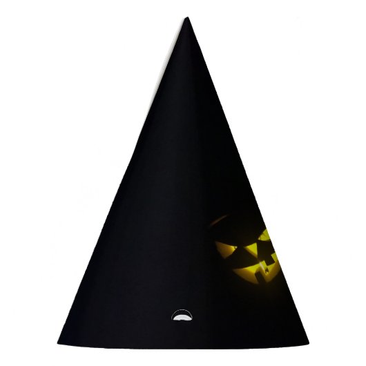 Eerie gele gele gelgele pompoen Halloween Feesthoedjes (Links)