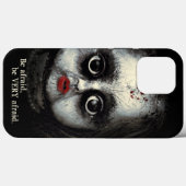 Eerie Gothic Doll met bloedhalloween Case-Mate iPhone Case (Achterkant (horizontaal))