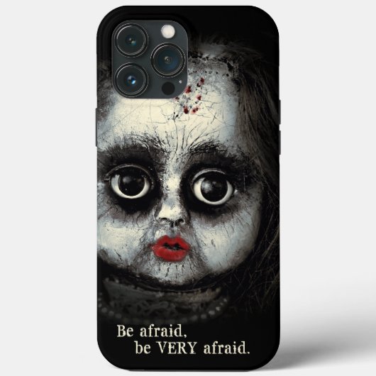 Eerie Gothic Doll met bloedhalloween Case-Mate iPhone Case (Achterkant)