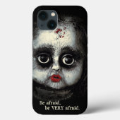 Eerie Gothic Doll met bloedhalloween Case-Mate iPhone Case (Achterkant)