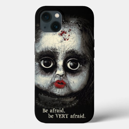 Eerie Gothic Doll met bloedhalloween Case-Mate iPhone Case (Achterkant)