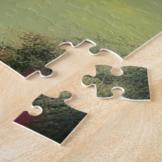 Eerie Gothic Mansion Digital Art Legpuzzel (Zijkant)