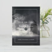 Eerie Gothic Wedding Save the Date (Staand voorkant)