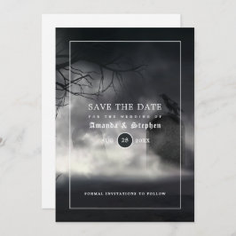 Eerie Gothic Wedding Save the Date