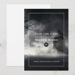 Eerie Gothic Wedding Save the Date