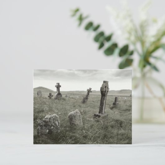 Eerie Gravesite Briefkaart (Staand voorkant)