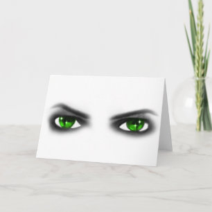 Eerie Green Eyes Kaart