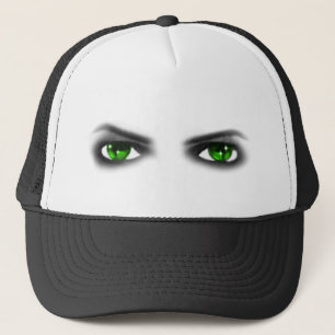 Eerie Green Eyes Trucker Pet