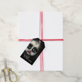 Eerie griezelig popje bang Halloween Cadeaulabel (Met Touw)