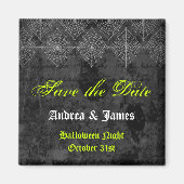 Eerie Halloween Bruiloft Save the Date Magnet (Voorkant)