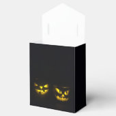 Eerie Halloween gele gele gele gele gele pompoen v Bedankdoosjes (Geopend)