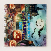 Eerie Halloween Night Waterverf Legpuzzel (Horizontaal)