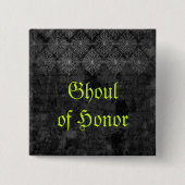 Eerie Halloween Wedding Button (Voorkant)
