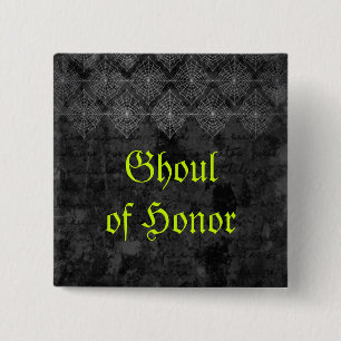 Eerie Halloween Wedding Button