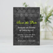 Eerie Halloween Wedding Save the Date Kaart (Staand voorkant)