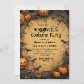 Eerie Jack-O-Lantern bat Halloween kostuum Kaart (Voorkant)