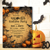 Eerie Jack-O-Lantern bat Halloween kostuum Kaart