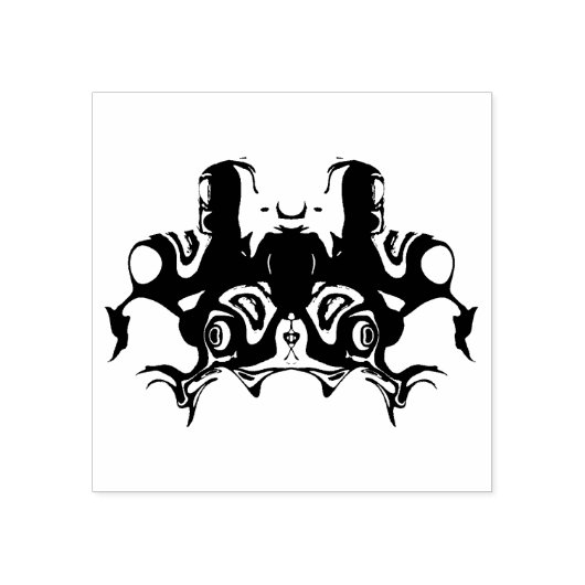 Eerie joker 1 rubberstempel (Afrduk)