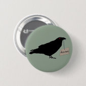 Eerie Raven Button (Voorkant /achterkant)