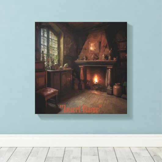 Eerie Seclusion Canvas Afdruk (Insitu (Houten vloer))