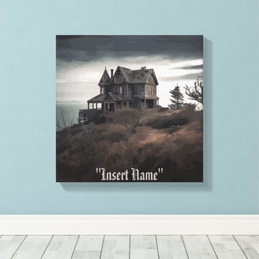 Eerie Seclusion Canvas Afdruk (Insitu (Houten vloer))