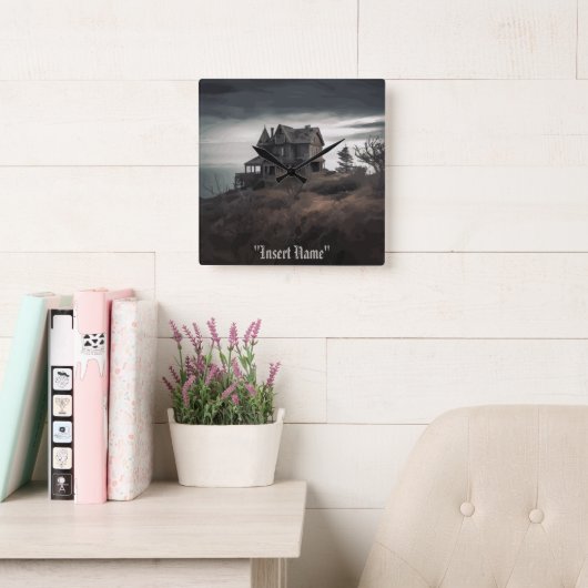 Eerie Seclusion Vierkante Klok (Leeskamer)