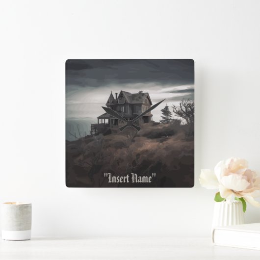 Eerie Seclusion Vierkante Klok (Huis)