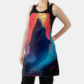 Eerie Shadow in Crimson Woods Design Schort (Insitu)