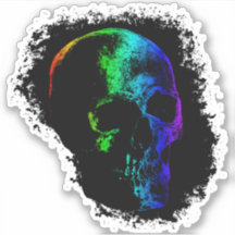 EERIE SKULL-regenboog
