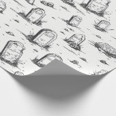 Eerie Tombstone inpakpapier (Hoek)