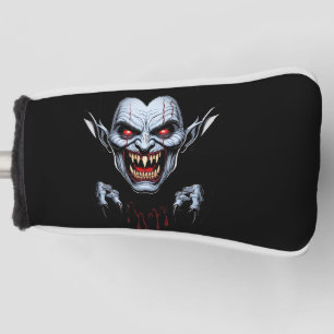 Eerie Vampire Face Golf Head Hoesje Golfheadcover