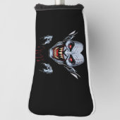 Eerie Vampire Face Golf Head Hoesje Golfheadcover (Draai 90)