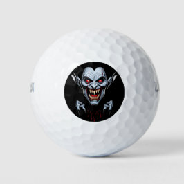 Eerie Vampire Face Golfballen