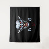 Eerie Vampire Face Tapestry Wandkleed (Voorkant)