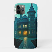 Eerie Victoriaans Mansion Moonlight Case-Mate iPhone Case (Achterkant)