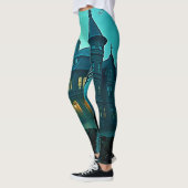 Eerie Victoriaans Mansion Moonlight Leggings (Links)