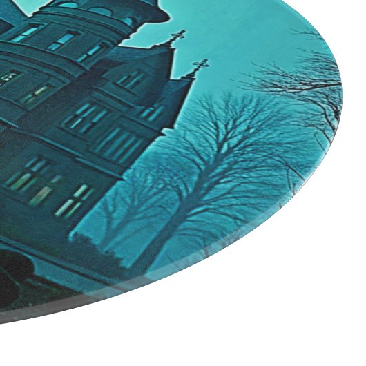 Eerie Victoriaans Mansion Moonlight Snijplank (Hoek)