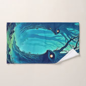 Eerie Woodland Eyes Bad Handdoek (Handdoek)