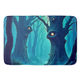 Eerie Woodland Eyes Badmat