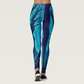 Eerie Woodland Eyes Leggings (Achterkant)