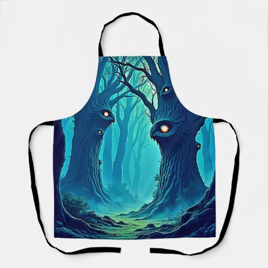 Eerie Woodland Eyes Schort (Voorkant)