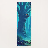 Eerie Woodland Eyes Yogamat (Achterkant)