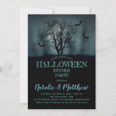 Eeriersstructuur | Katten Night Halloween Dinner P Kaart (Voorkant)