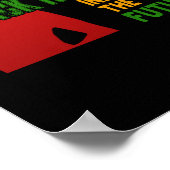 Eerlijk eer aan de vorige zwarte geschiedenis die  poster (Hoek)