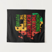 Eerlijk eer aan de vorige zwarte geschiedenis die  wandkleed (Voorkant (horizontaal))