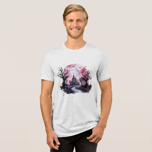 Eerlijk Estate Decor Tri-Blend Shirt (Voorkant volledig)