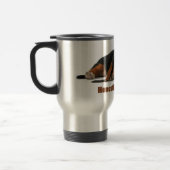 Eerlijk gezegd deed de kat het. reisbeker (Links)