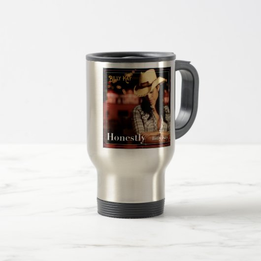 Eerlijk gezegd door Billy Kay CD Hoesje Travel Mug Reisbeker (Voorkant rechts)